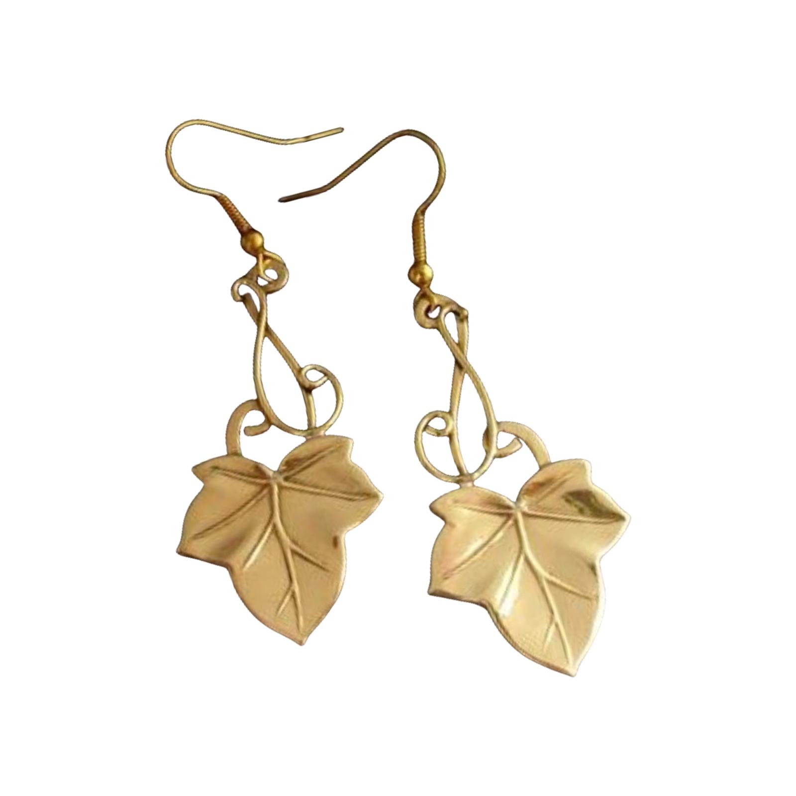 

Винтажные длинные серьги «Кленовый лист», вдохновленные элегантными стилями, с дизайном «масляная капля», аксессуар для модных женщин