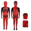 Deadpool Cosplay Jumpsuit With Polyester Spandex For Kids Halloween Party