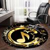 Note Round Rug Suitable For Office Reception Office Chair Protection Carpet And Also Suitable For Gifts To Relatives And Friends