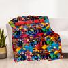 Roblox Game Characters Blanket Comfortable Suitable For Seaside Bed Office For All Occasions Playful Design Birthday Christmas Gift Blanket