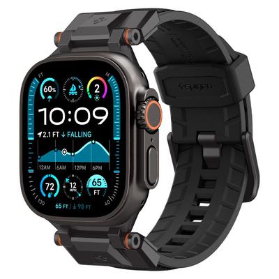 Spigen Durapro Armor Apple Watch 6 / 7 / 8 / 9 / 10 / Se / Ultra 1 / 2 (44 / 45 / 46 / 49 mm) Edizione nera
