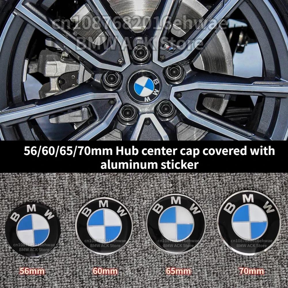 56mm 60mm 65mm 70mm Tinka BMW Automobilio Ratlankio Centrinio Dangtelio Aliuminio Lipdukas F30 E46 E39 F10 E87 E90 E92 E60 G20 Priedai