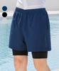 Helingbon Men'S Multi Leggings 2-In-1 Sports Running Shorts (3 Colors) / Ac902M