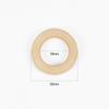 5/10/15/20/25/50pcs 20-80mm Natural Unfinished Wood Circle Rings Macrame DIY Crafts Baby Teething Toys Wooden Hoop Ornaments