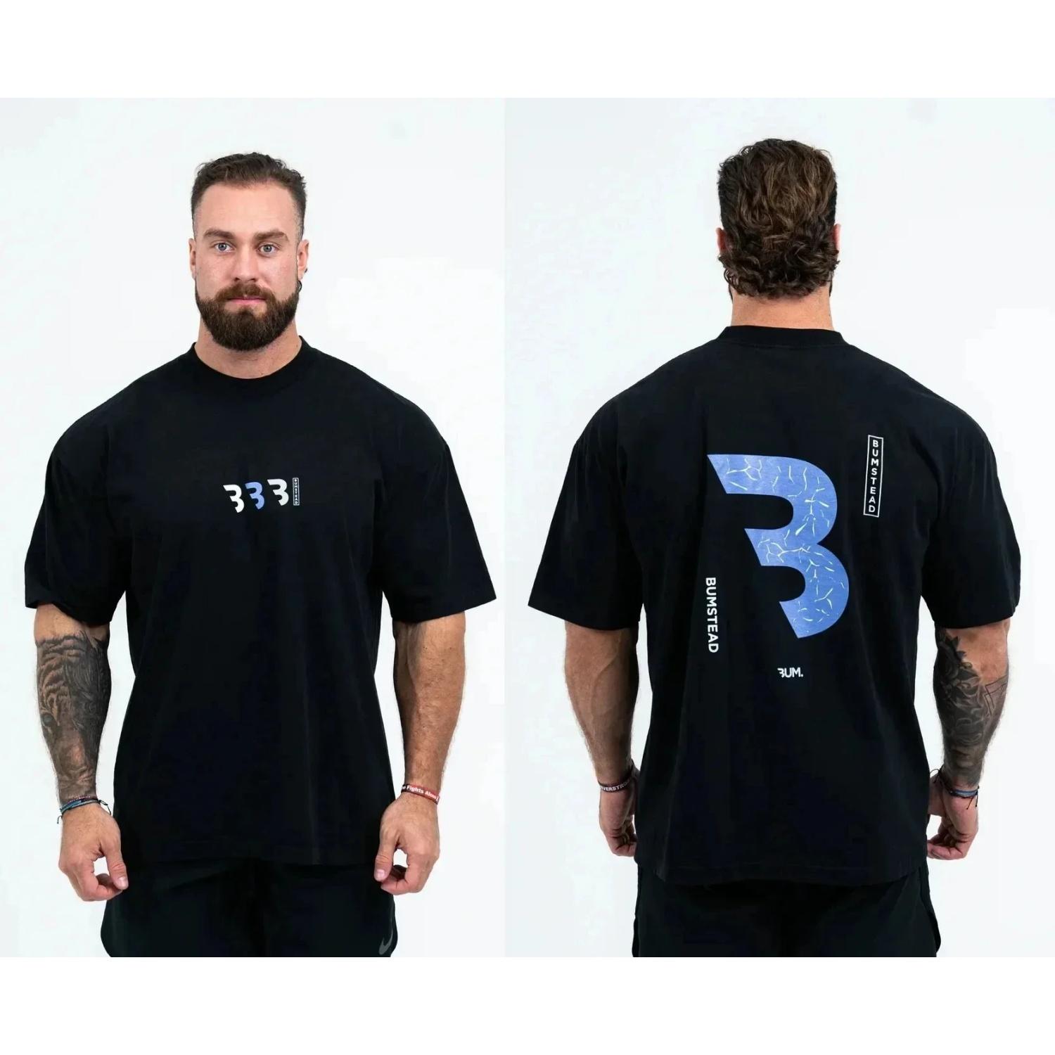 

Number 333 Pure Cotton T Shirt Mens Casual Retro Streetwear Athletic Athleisure Relaxed Fit Summer Short Sleeve Everyday XXXXXL чорний