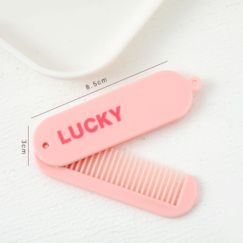 Креативная и минималистичная складная расческа-макарон для студентов, мини-портативная расческа для волос, которая покорит сердца девушек, высококачественная расческа для волос