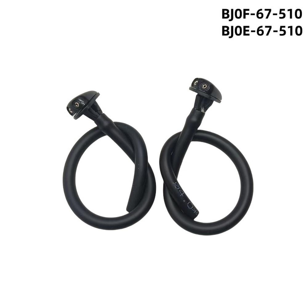Pair of Windshield Washer Nozzles Replacement for Mazda For 323 and For Protege 1999 2003 with OEM BJ0E 67 510 BJ0F 67 510 China Mainland