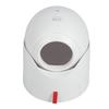 Enclosed Cat Litter Box Semi Automatic 45L Large Capacity Detachable Cat Toilet for Indoor White