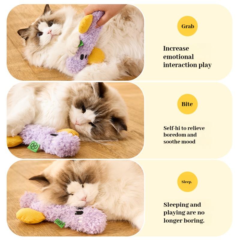 Pet Cute Plush Sound Toy New Creative Pet Plush Toy Symbol Series - Self Relaxing, Bite Resistant, Teeth Grinding Dog Toy
