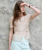 Ollibeudeollibeu Square Neck Layered See-Through Blouse Ow6Mb4590
