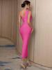 Elegant One-Shoulder Bandage Bodycon Evening Dress