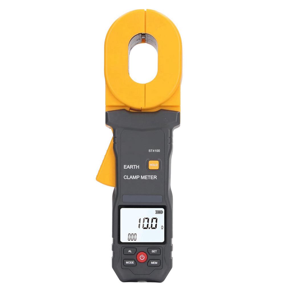 LCD Digital Clamp Ground Resistance Meter Auto Power Off Clamp Earth Resistance Meter Tester for