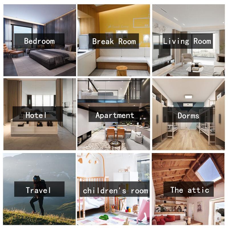 Portable Blackout Blind Window Thermal Insulated Kitchen Curtains Stick On DIY