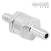 Aluminum Alloy Check Valve Non Return One Way Check Valve Aluminum Alloy Universal for Fuel Gasoline Oil Petrol Diesel Water