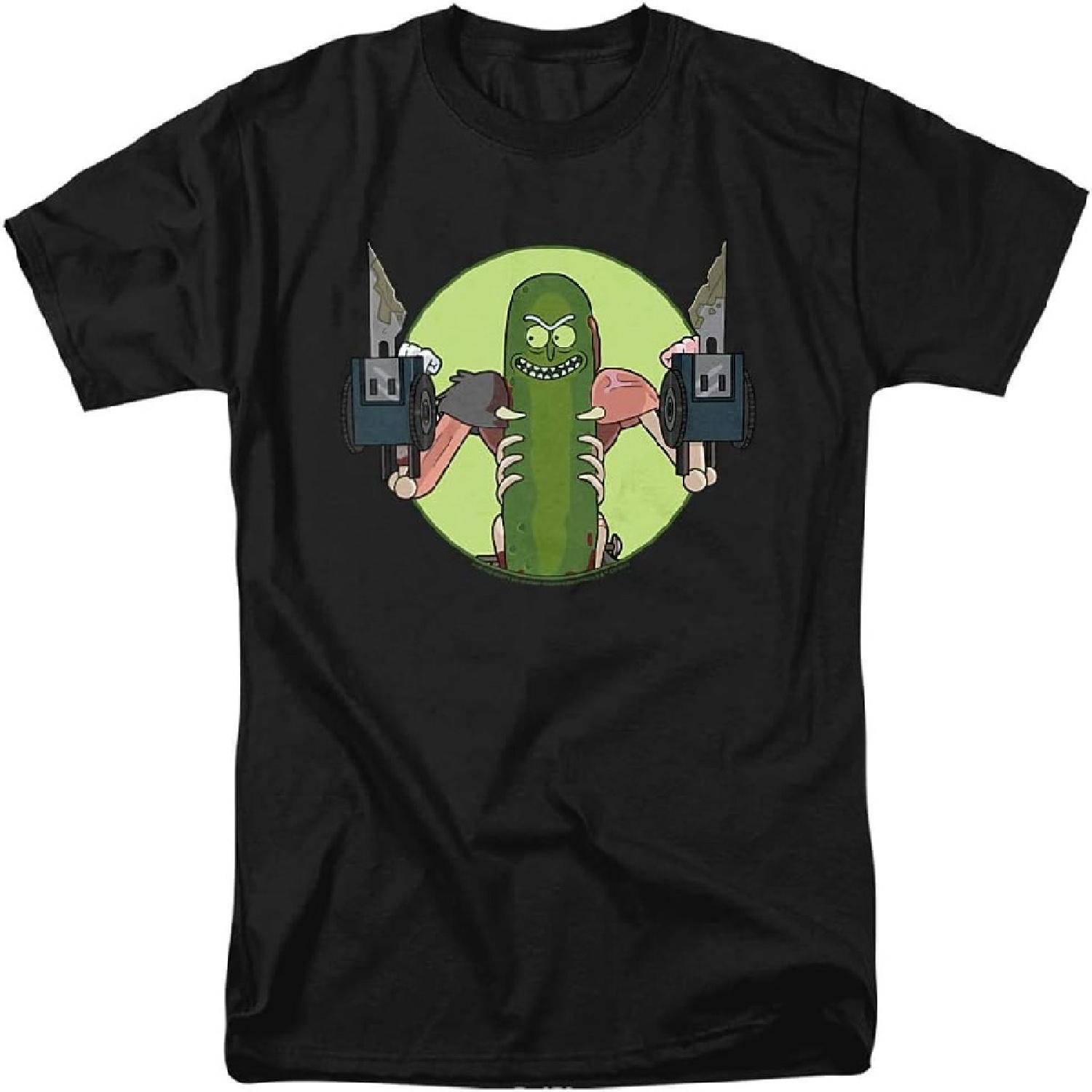 Рик и Морти Приключения Огурчика Рика Унисекс Взрослая Футболка XXXXXL разноцветный