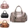Pu Boston Tasche für Damen mit robustem Reißverschluss und Innentaschen für den täglichen Gebrauch