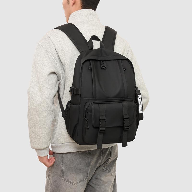 Newest Backpack with USB Men's Fashion Backpack Men's Business Computer Bag Large Capacity Travel Bag College Schoolbag