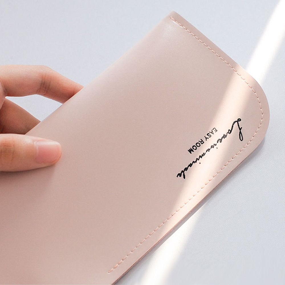 with Keyring Sunglasses Storage Bag Solid Color Hanging Sunglasses  Eyewear Accessories