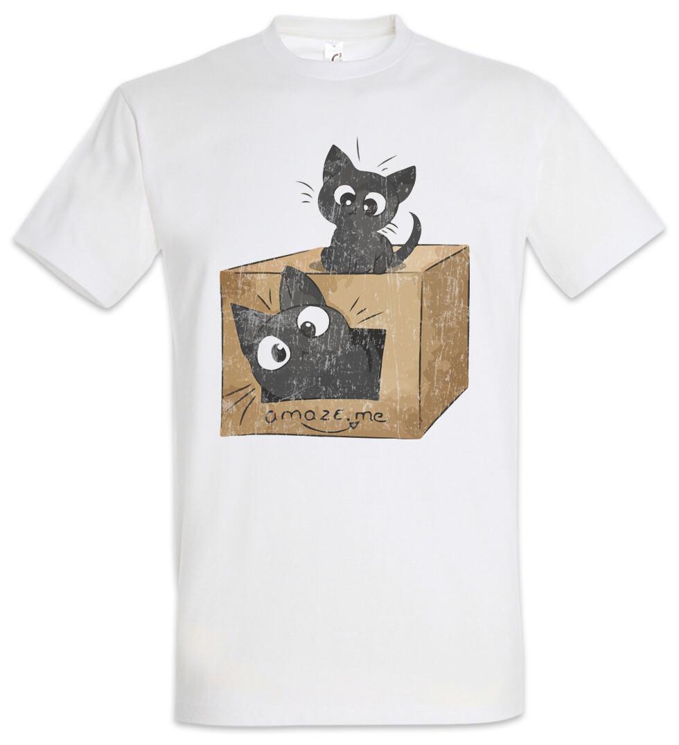 

Amaze Me Cats T-Shirt Mens Womens Tees Top Cat Person Love Addicted Addiction Geek Nerd Box Boxes L