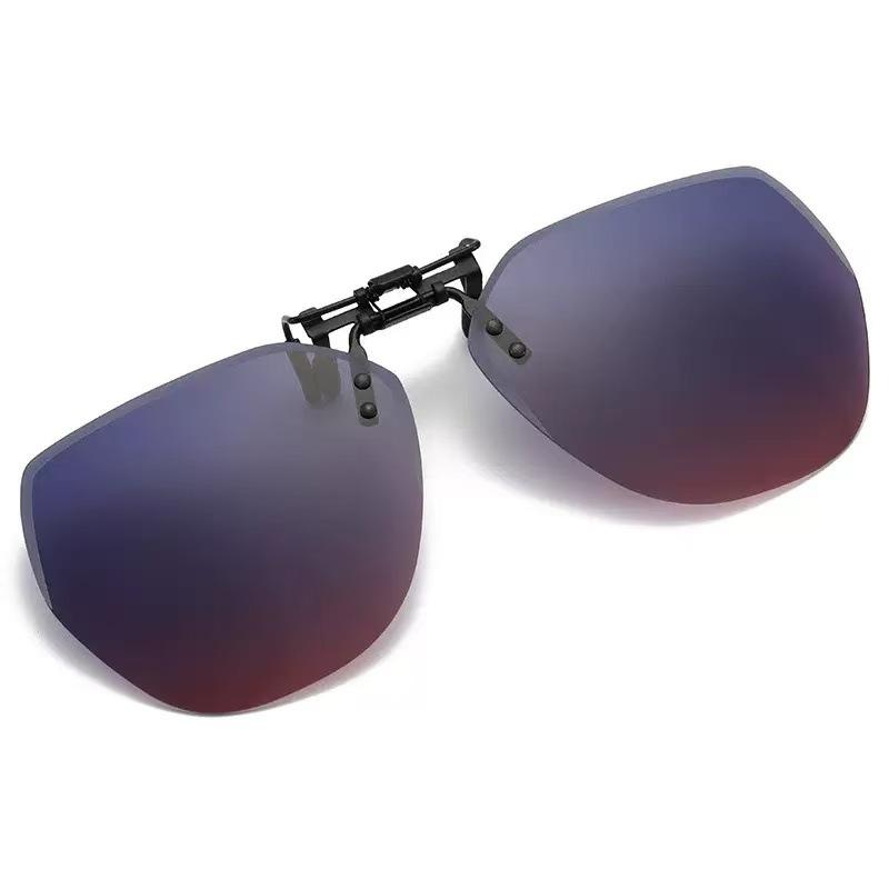 Polarized Clip On Sunglasses Men Women Photochromic Car Driver Goggles Night Vision Glasses Anti Glare Vintage Square Glasses