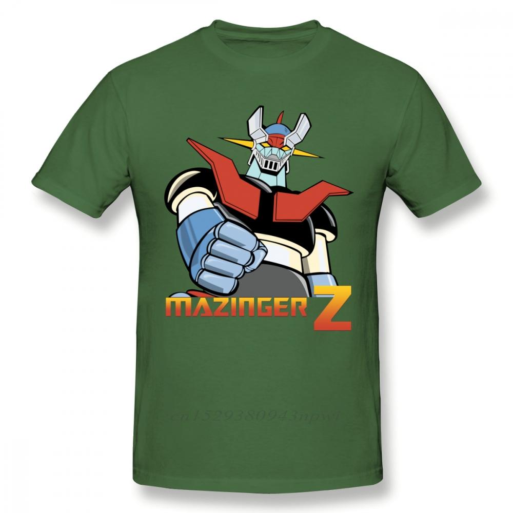 Cool Mazinger Z Robot T Shirt For Man New Short Sleeve Anime Oneck Tee Shirt High Street Vaporwave Fashion Mens Clothes