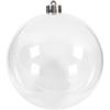 Decorative Ball - Unspecified - 13.6 Cm - Transparent - Plastic - Indoor