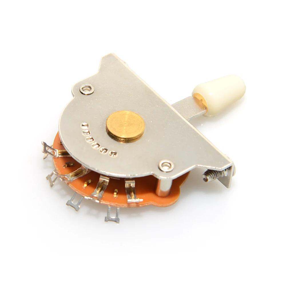 1pcs Electric Guitar Switch 3-Way 4-Way 5-Way Metal Plastic with Screws - Essential Guitar Accessories for Musicians