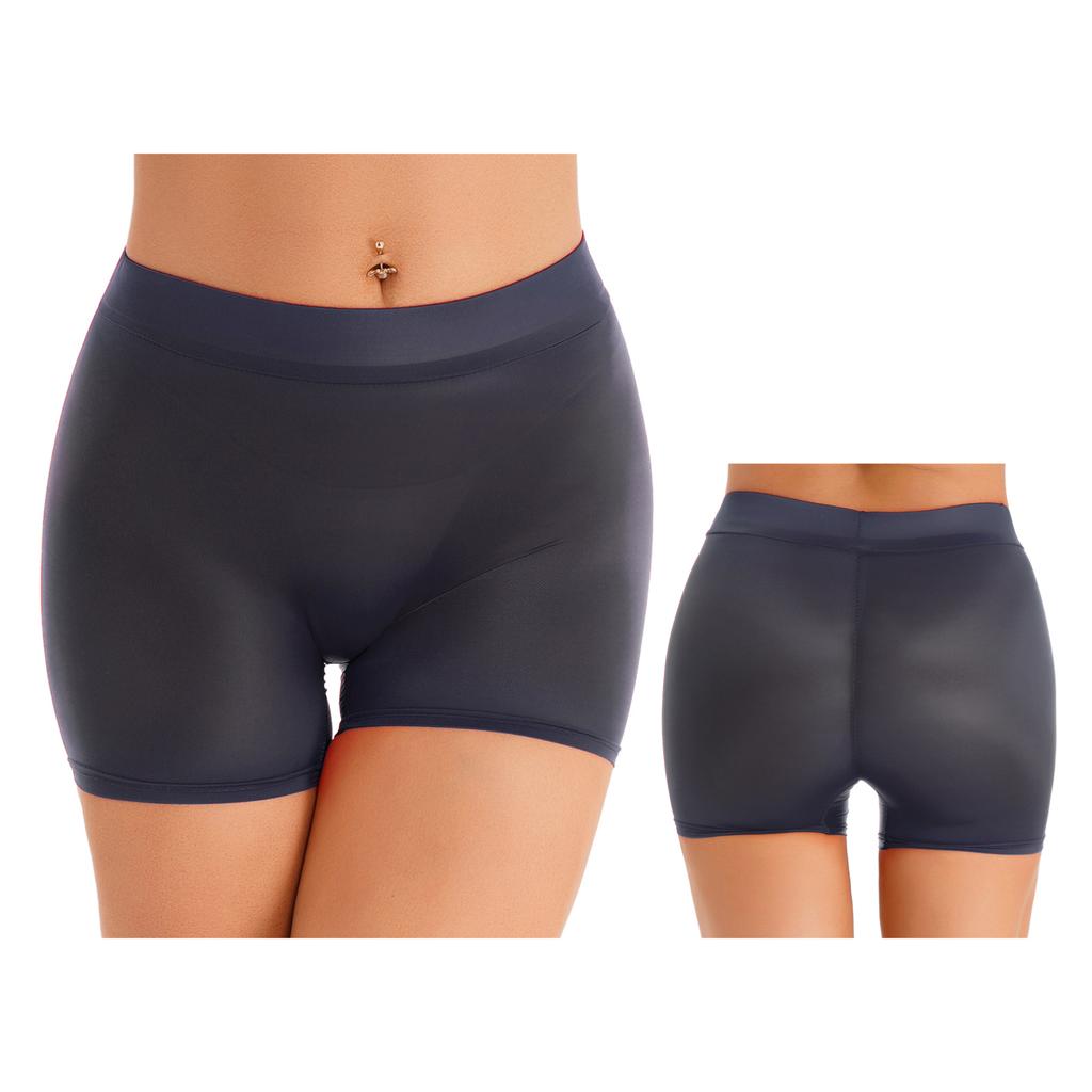 Damen-Shorts mit niedrigem Bund, kurze Unterwäsche, Nachtwäsche, durchsichtige Hot-Shorts
