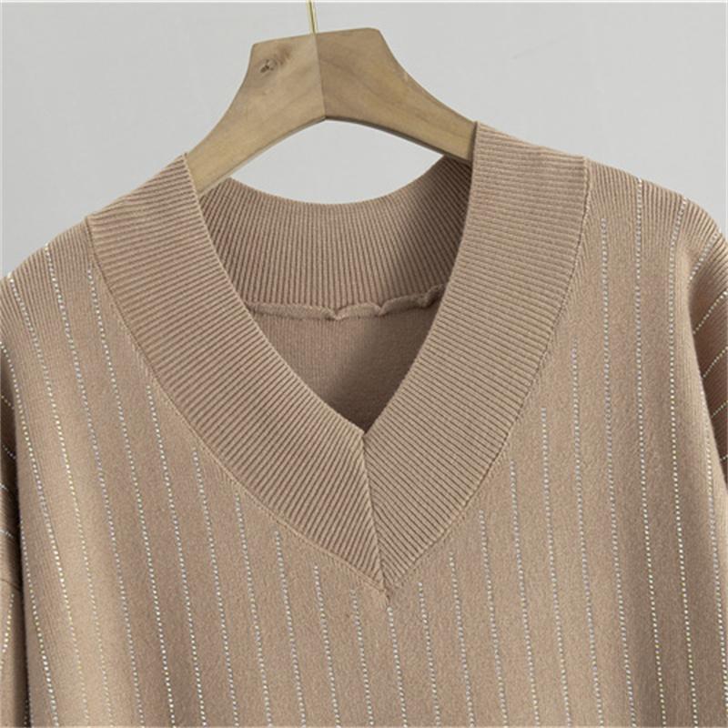 Lazy style loose woolen dress, women's autumn new style interior knit dress