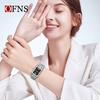 Ofns 1633 Elegant Ladies Quartz Watch Water-resistant Steel Bracelet Casual Fashion Business Watches For Woman Montre Femme