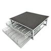 2026 Double Tiers Metal Coffee Storage Cabinet for Beverage Storage and Organization