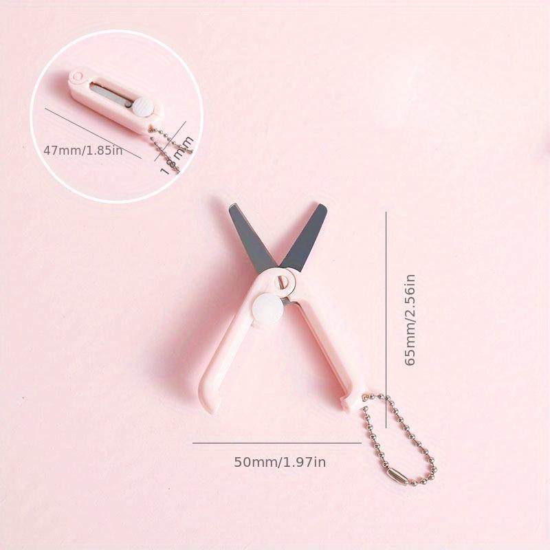 

Creative Mini Folding Scissors - Portable Paper Cutting Tool for Office & School Stationery