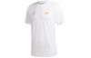 T Shirts Men's White Crew Neck Moderate Straight Fit GE4667