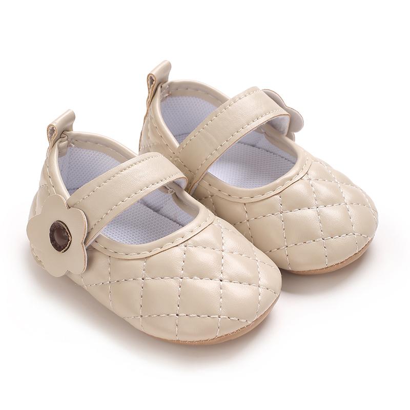 0-1Year Baby Shoes Infant Pre-Walker Shoes Girls Princess Bow Shoes Cute Breathable Flower Soft Sole Casual Sports Footwear