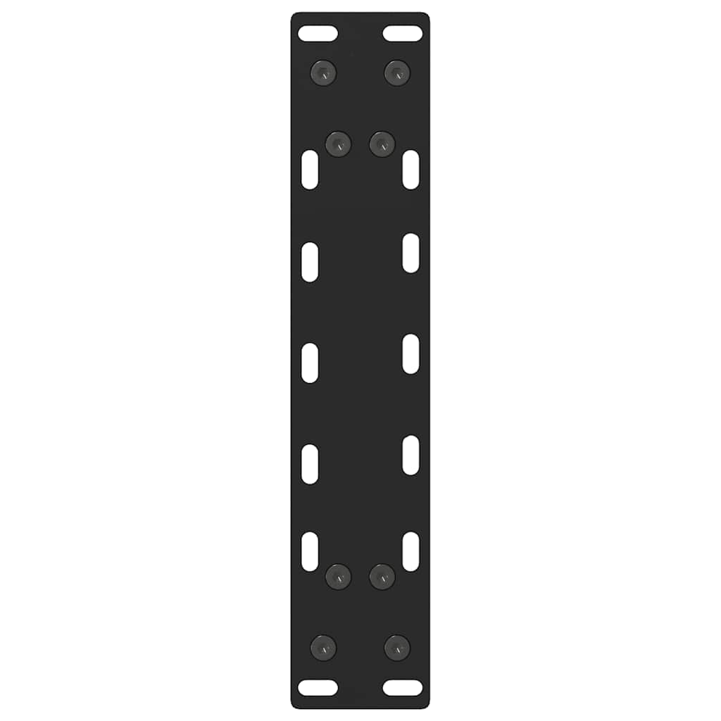 Vidaxl Nogi Do Stolika Kawowego, Czarne, 2 Szt., 30X(30-31) Cm, Stal