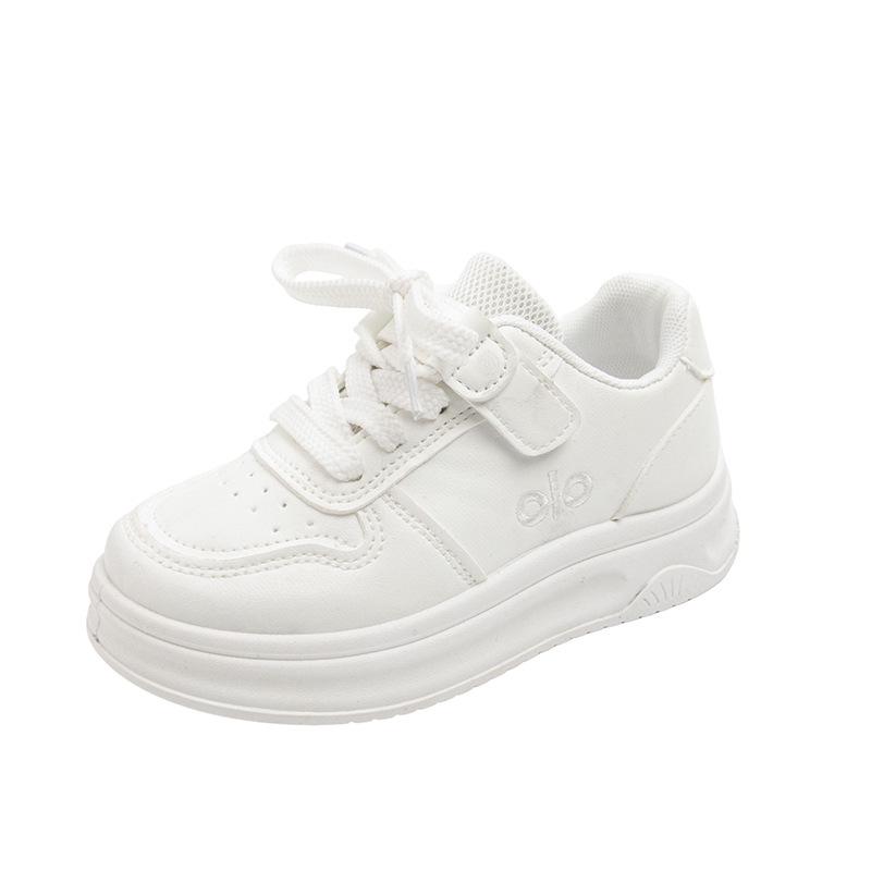 Kinder-Schwarz-Weiß-Boardingschuhe – Frühjahr/Herbst 2026, Leichte Freizeit-Sneaker für schulpflichtige Kinder.