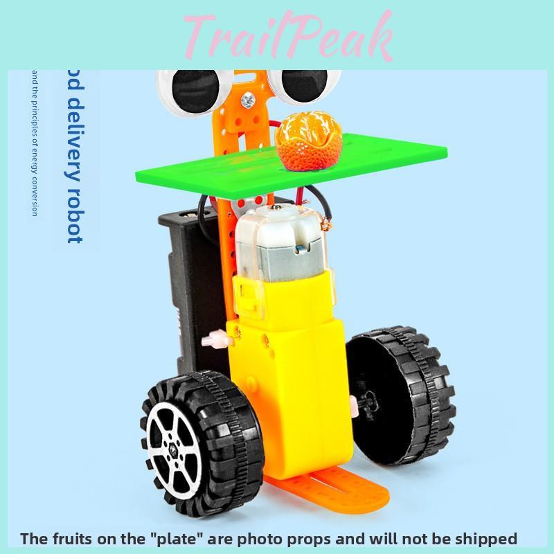 Science Experiment Diy Delivery Robot Kit With Electric Components For Childrens Stem Learning