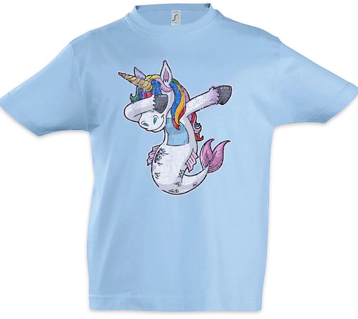 

Unimaid Dab Kids Boys kids boys T-Shirt Mermaid Fun DJ MC Unicorn Mermaid Unicorn 130