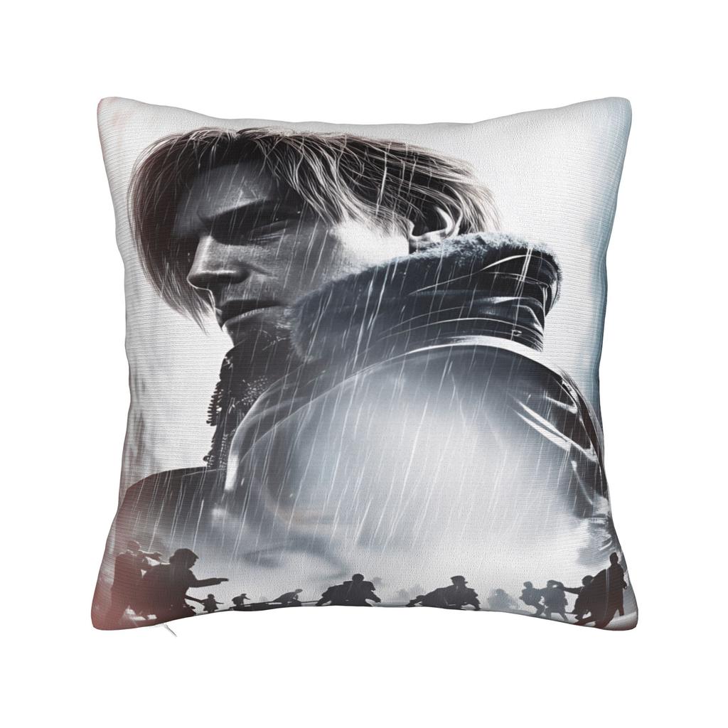 Residents Evils Pillow Case Graphic Pillow Cover For Living Room Bed Chair Vintage Pillowcases