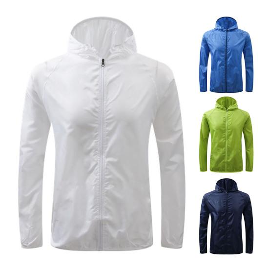 Outdoor Jacket Quick Dry Simple Long Sleeve Thin Solid Color Women Coat for Jogging