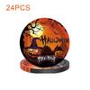 Knife fork spoon Halloween Disposable Tableware Pumpkin Napkins Cartoon Paper Plates  Halloween