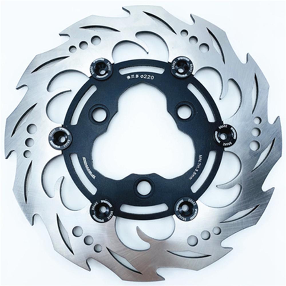 Universal Electric motorcycle Floating disc 220mm brake disc For For Yamaha Aerox Nitro BWS Zuma RSZ JOG Force M3 N1s
