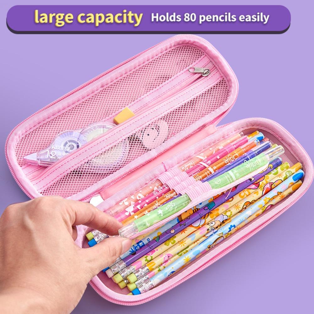 2025 New Hot Selling Elf Pencil Case Cartoon Student Pencil Case 3d Three-dimensional Zipper Stationery Box Pencil Case