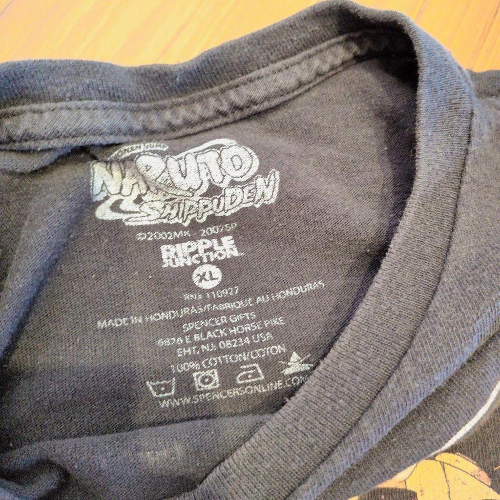 [USED] Rare 2002 Early Naruto Official Anime T-Shirt