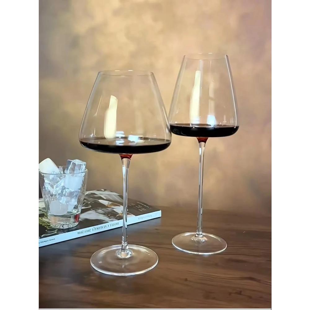 720ml Large European Wine Glasses Burgundy Clear Red Wine Glasses High Value Crystal Glass Grape Champagne Glasses High Capacity