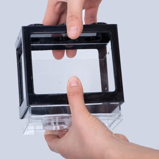 Mały Akwarium Kreatywna Superpozycja Szerokie Zastosowanie Plastikowe Klocki Akwarium