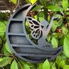 Crystal Wooden Shelf Moon Crystal Display Shelf Floating Shelf Shelf For Crystal Crescent Moon Shelf MoonFairy
