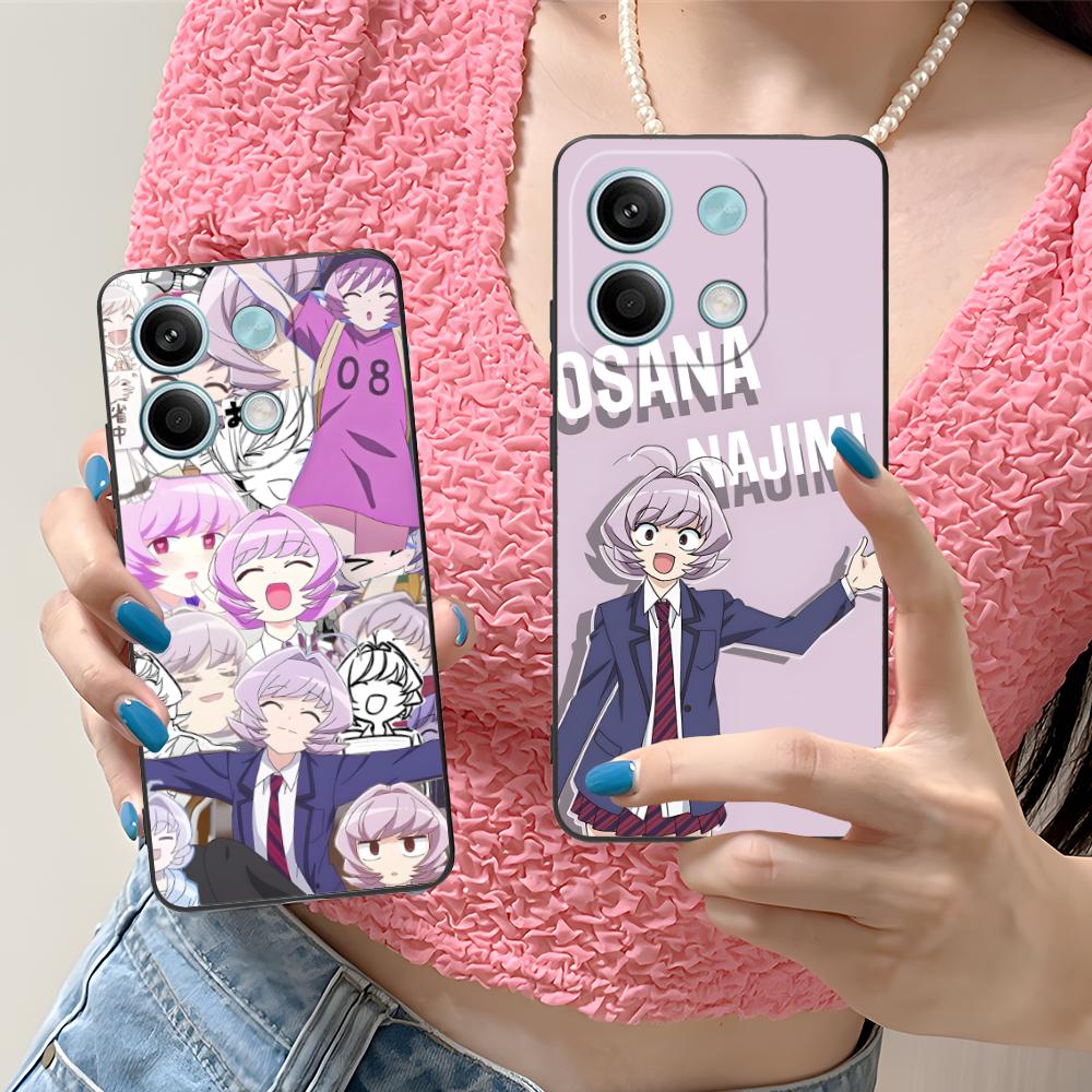 Anime Najimi Osana Mobile Phone Case for Xiaomi Redmi Note 14 13 12 11 S Pro Plus 4G 5G Colorful Printing Cover Cover Luxury