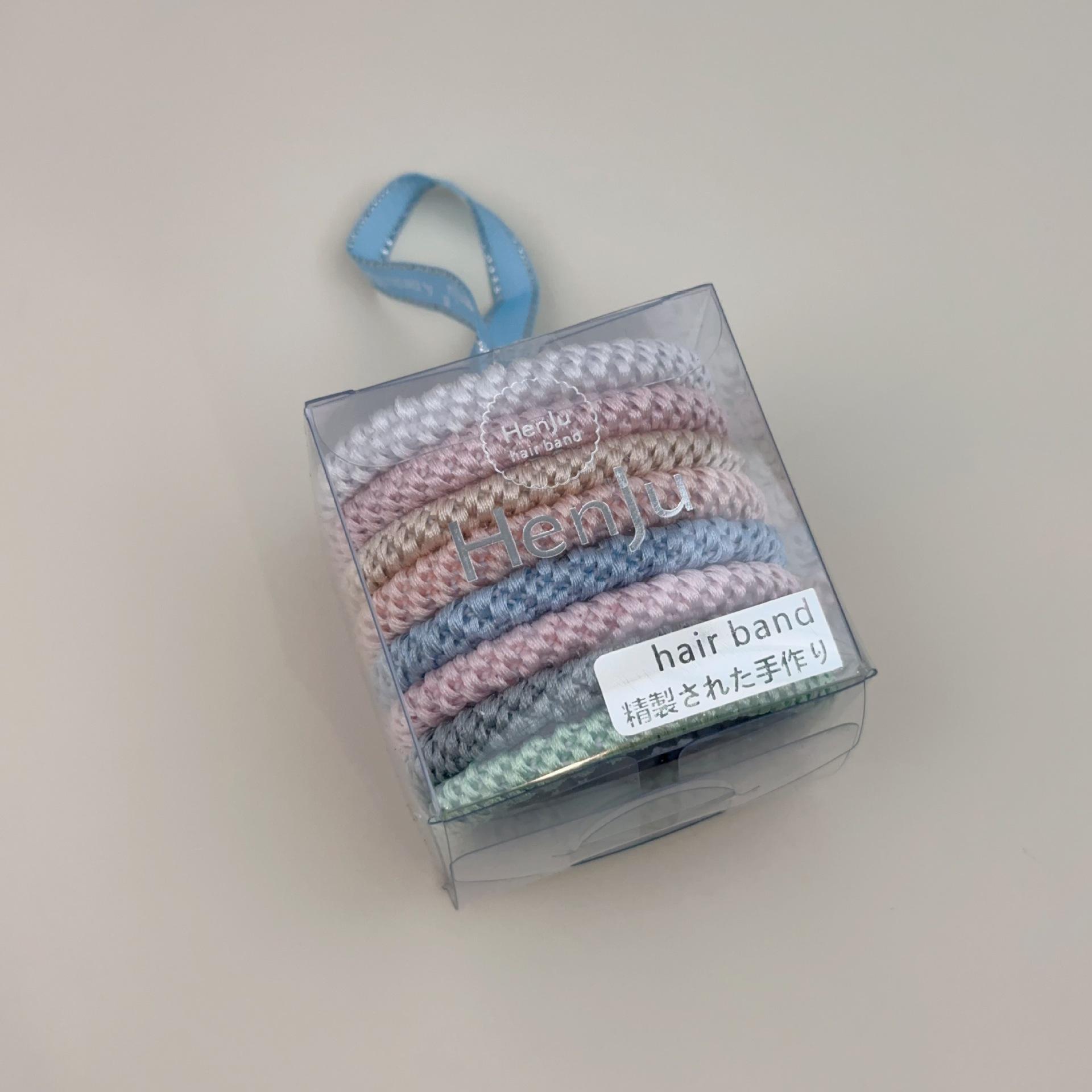 

Утолщенная плетеная резинка для волос «конский хвост» с высокой эластичностью - Простой аксессуар для волос для женщин