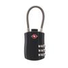 TSA Customs Password Lock Anti-theft Wire Rope Padlock Durable 3 Digit Combination Lock  Travel